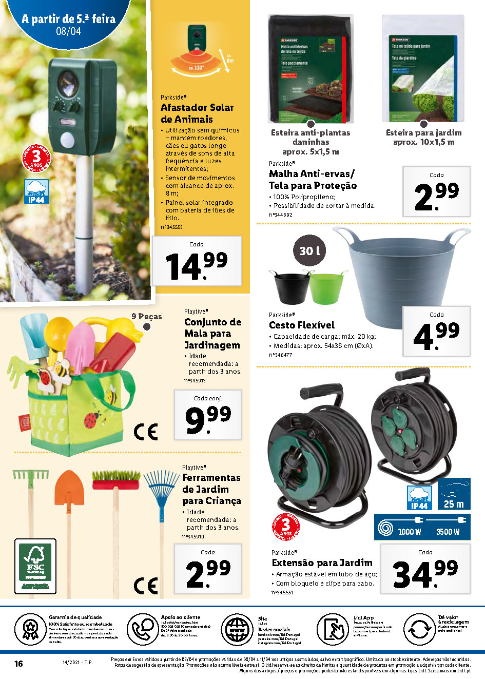 Folheto Lidl Bazar Jardim Antevis O A Iniciar A Abril O Ca A Promo Es