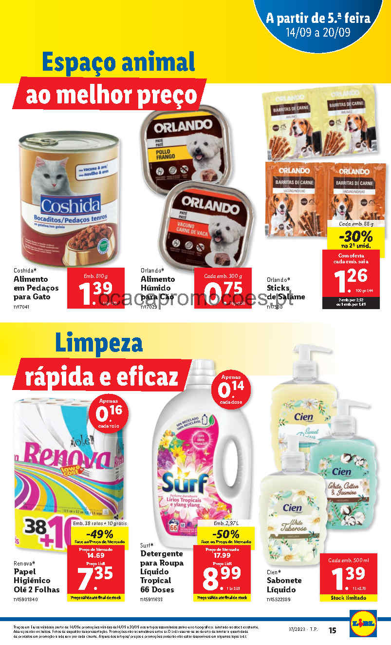 Folheto Lidl Limpeza Antevis O Promo Es Setembro A Setembro O