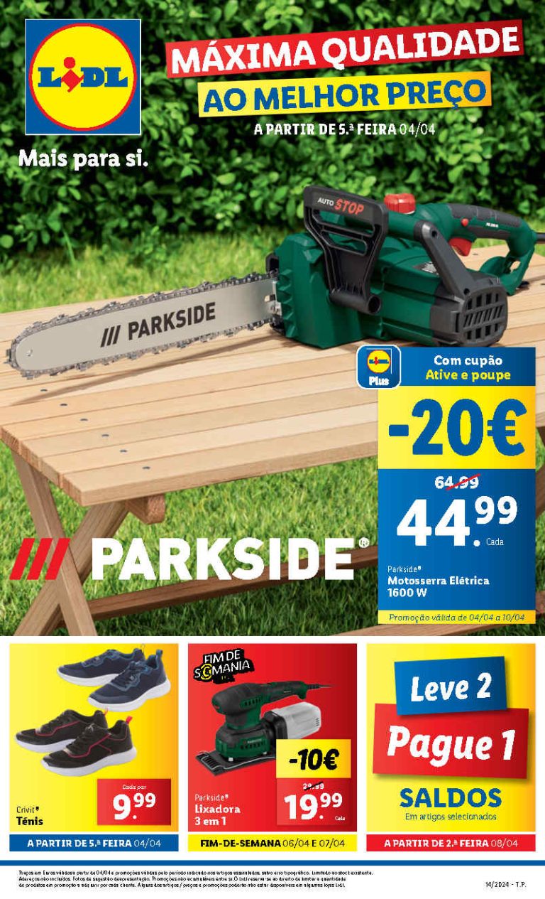 Folheto LIDL Bazar Oportunidades Jardim Antevisão Promoções 4 a 10 de