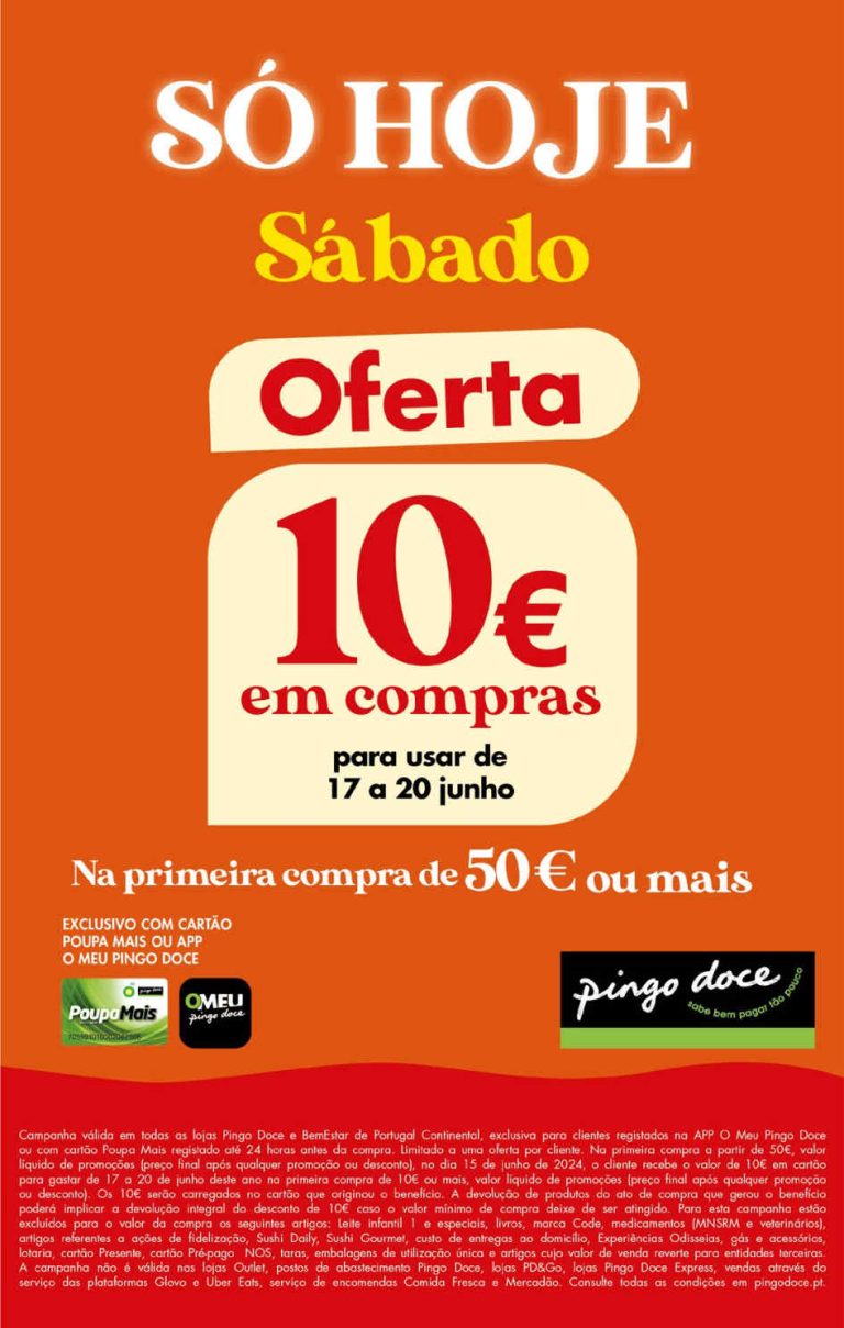 Antevisão PINGO DOCE Oferta 10 Só a 15 de junho O Caça Promoções