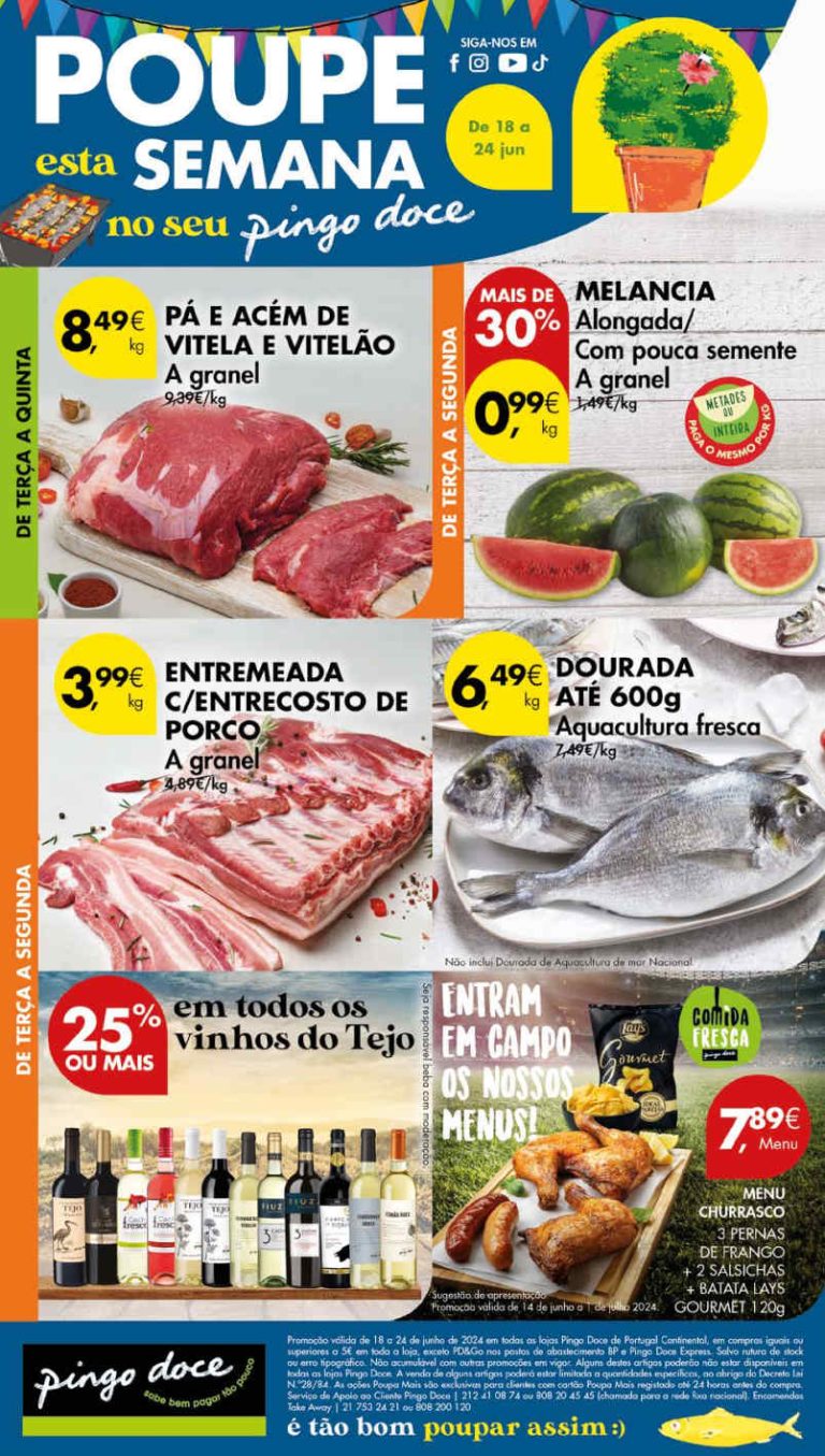 Antevisão Folheto PINGO DOCE Bazar Lojas Médias Promoções 18 a 24 de